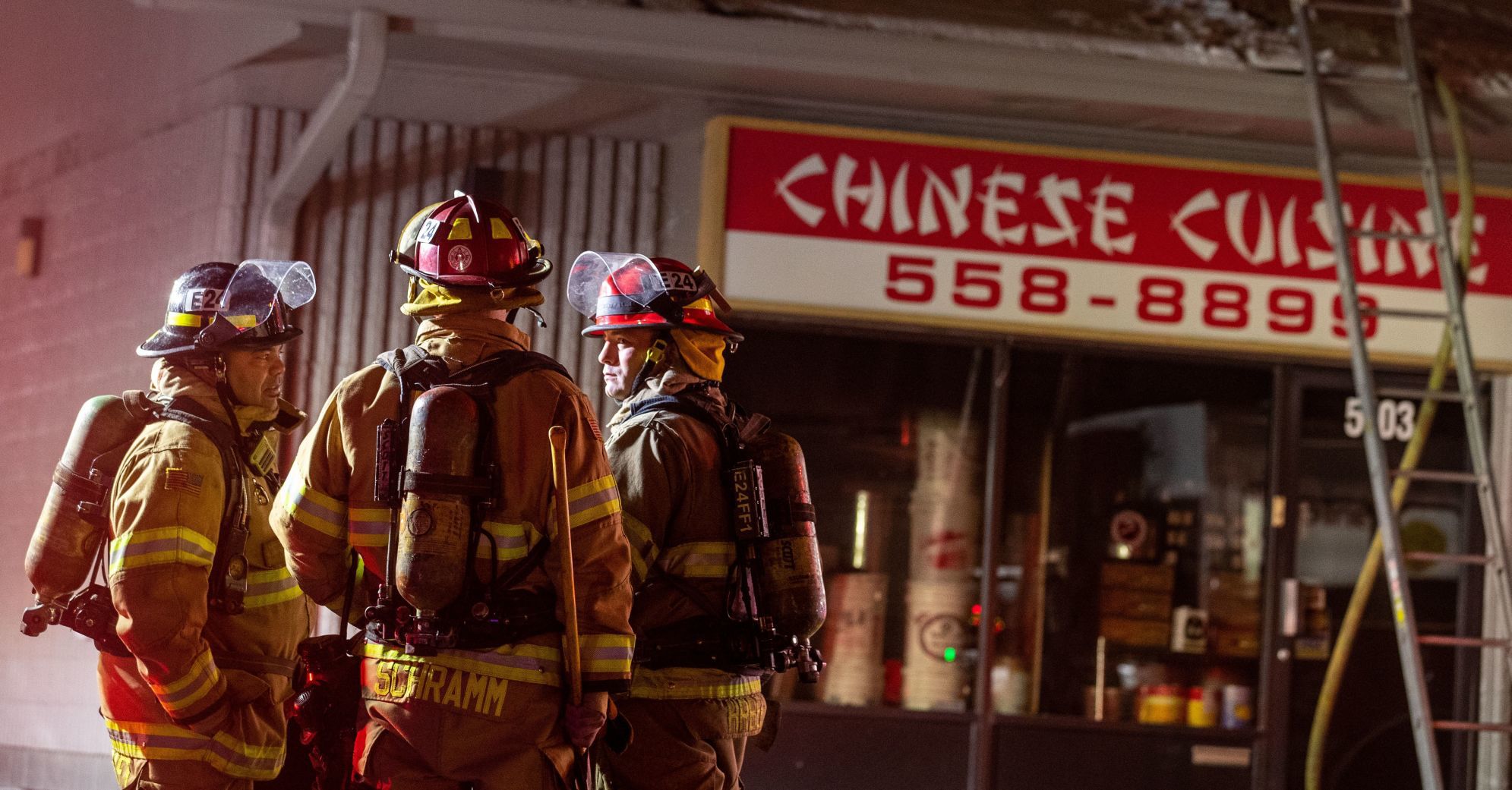 Three Happiness restaurant fire